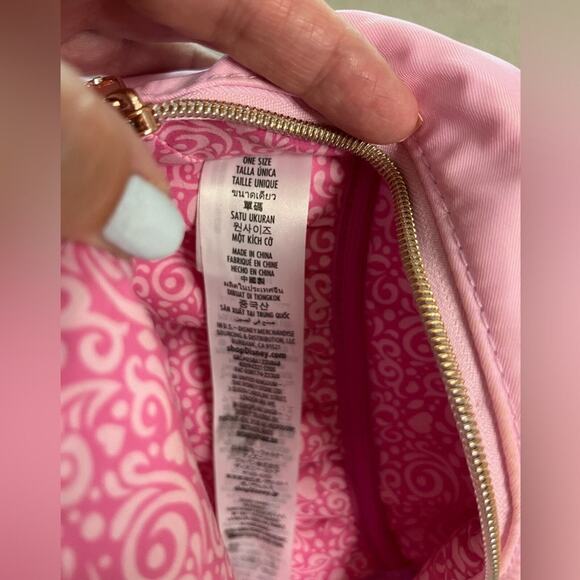 RARE Disney Cruise Line DCL Bibbidi Bobbidi Boutique Backpack Pink - Picture 7 of 9